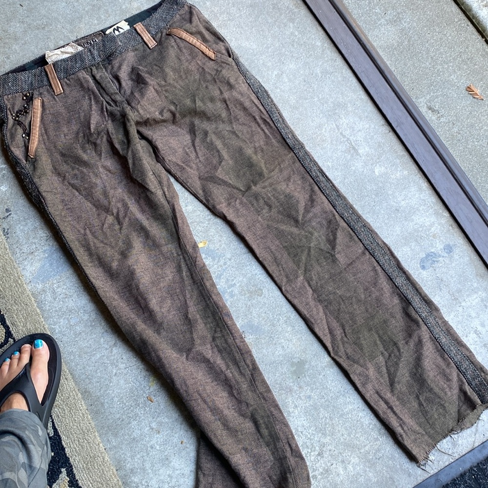 COPY - Da nang wool pants with herringbone stripe - Picture 6 of 8